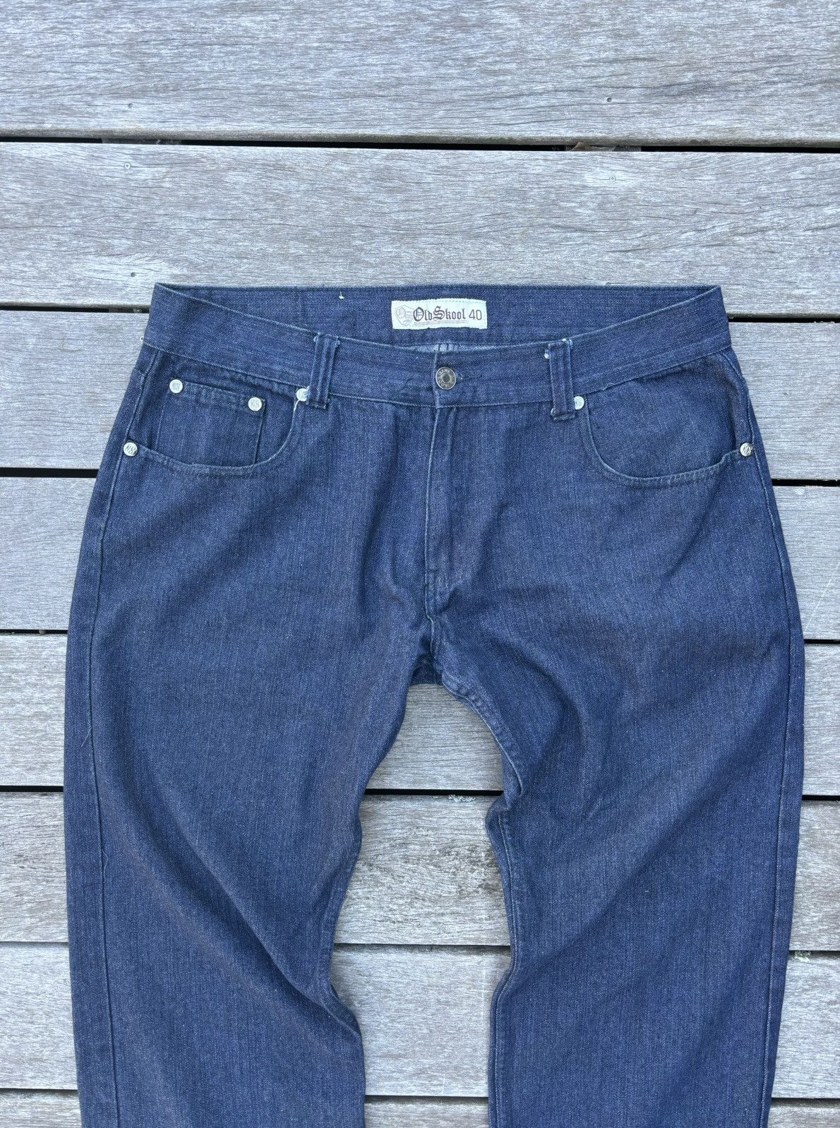 Vintage Vintage Old Skool Baggy Denim Jeans Size US 40 / EU 56 - 3 Thumbnail