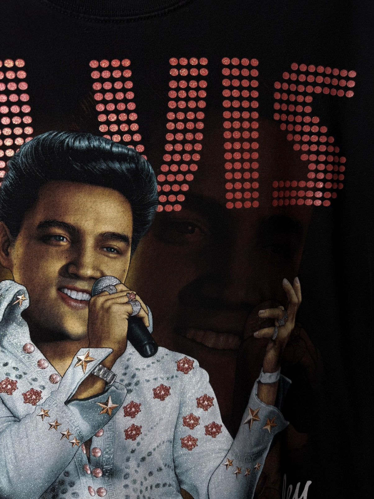 Band Tees Vintage 00s Elvis Presley American Classic Band Rock T Shirt Size US XL / EU 56 / 4 - 4 Thumbnail