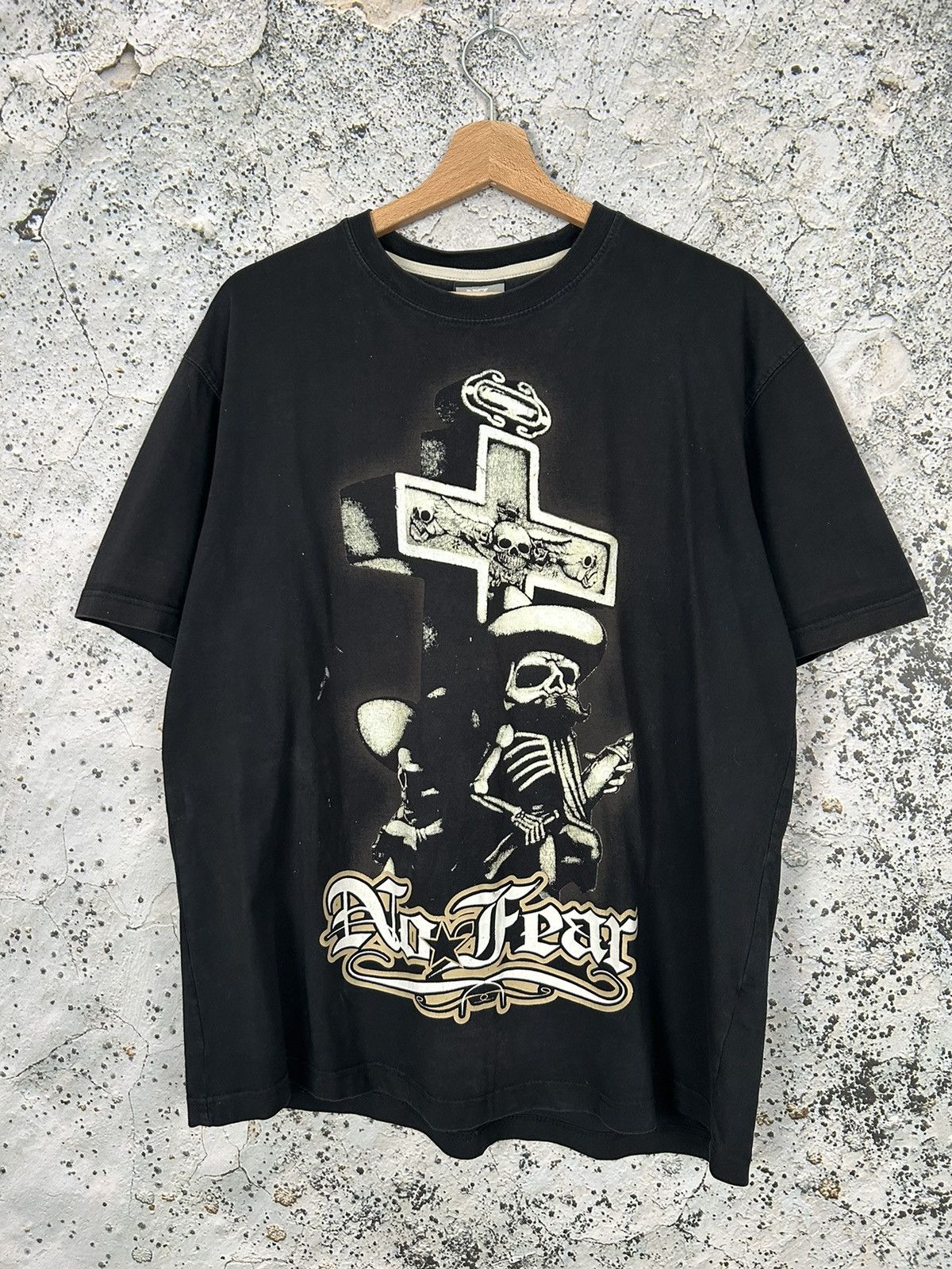 No Fear Vintage No Fear Horror Graphic Tee Skeleton Rock Punk Grunge Size US L / EU 52-54 / 3 - 1 Thumbnail