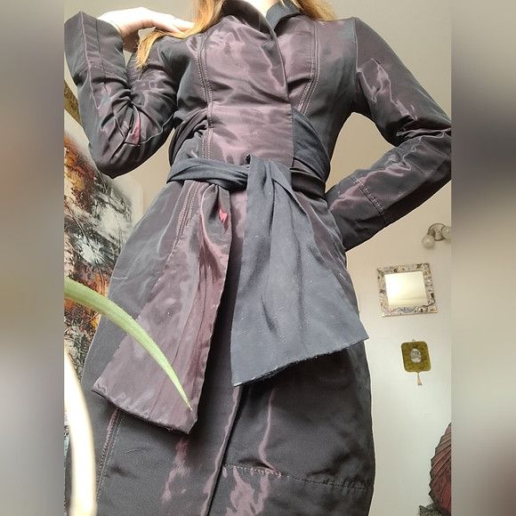 Sarah Pacini Sarah Pacini trench coat burgundy Size S / US 4 / IT 40 - 10 Thumbnail