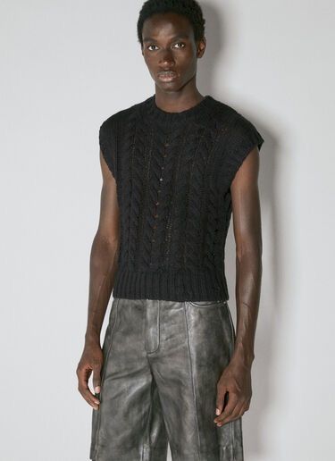 Han Kjobenhavn !DS! FW22 Han Kjobenhavn Knit Short Sleeved Sweater Vest Size US M / EU 48-50 / 2 - 1 Thumbnail