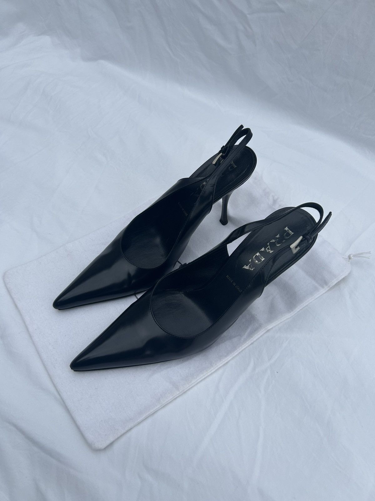 Prada 1998 Vintage Prada slingbacks Size US 9 / IT 39 - 2 Thumbnail