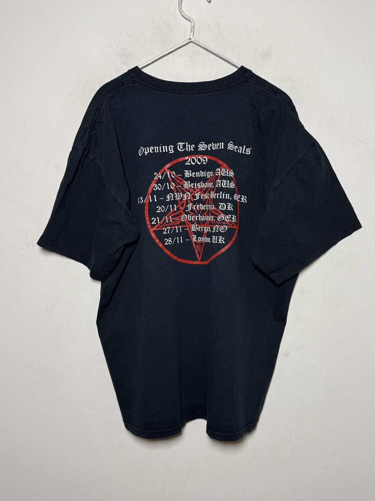 Band Tees Nocturnal Graves “Death Metal Darkness” 2009 band tee Size US XL / EU 56 / 4 - 5 Thumbnail
