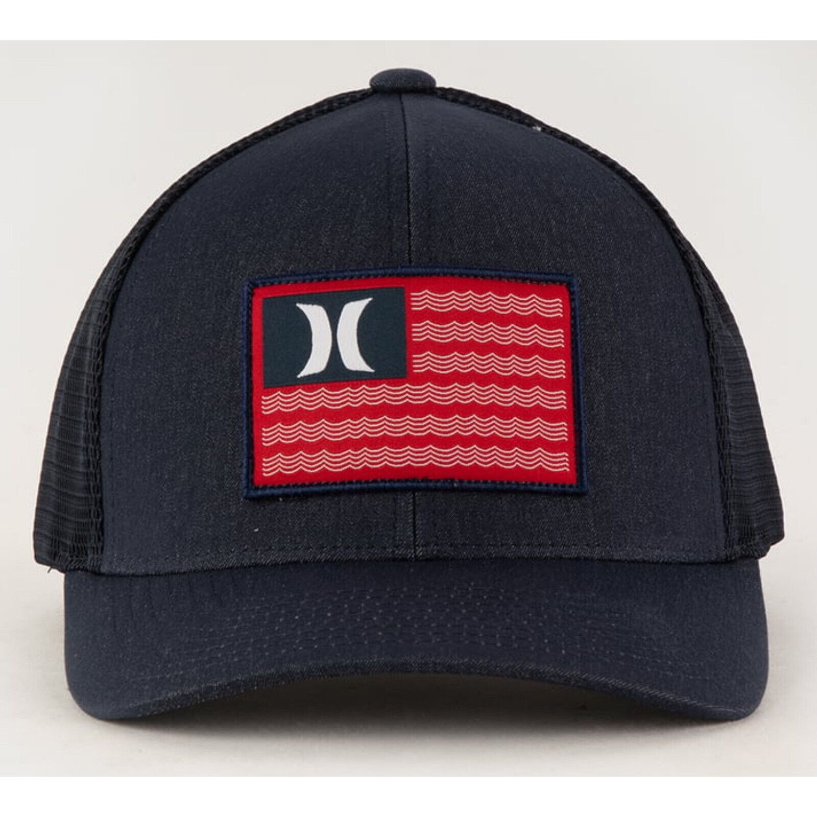 Hurley Hurley Men's USA Icon Flag FlexFit Fitted Trucker Hat Cap Size ONE SIZE - 2 Thumbnail