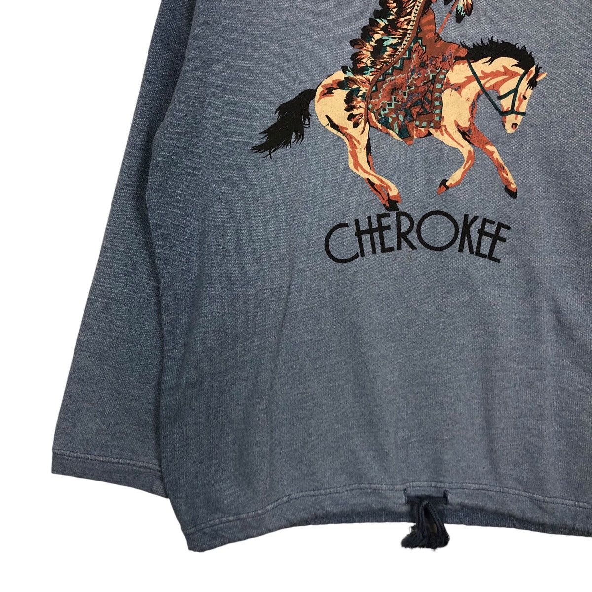 Japanese Brand × Vintage Vintage Cherokee Rare Sweatshirt Horses Rare Large Size US L / EU 52-54 / 3 - 3 Thumbnail