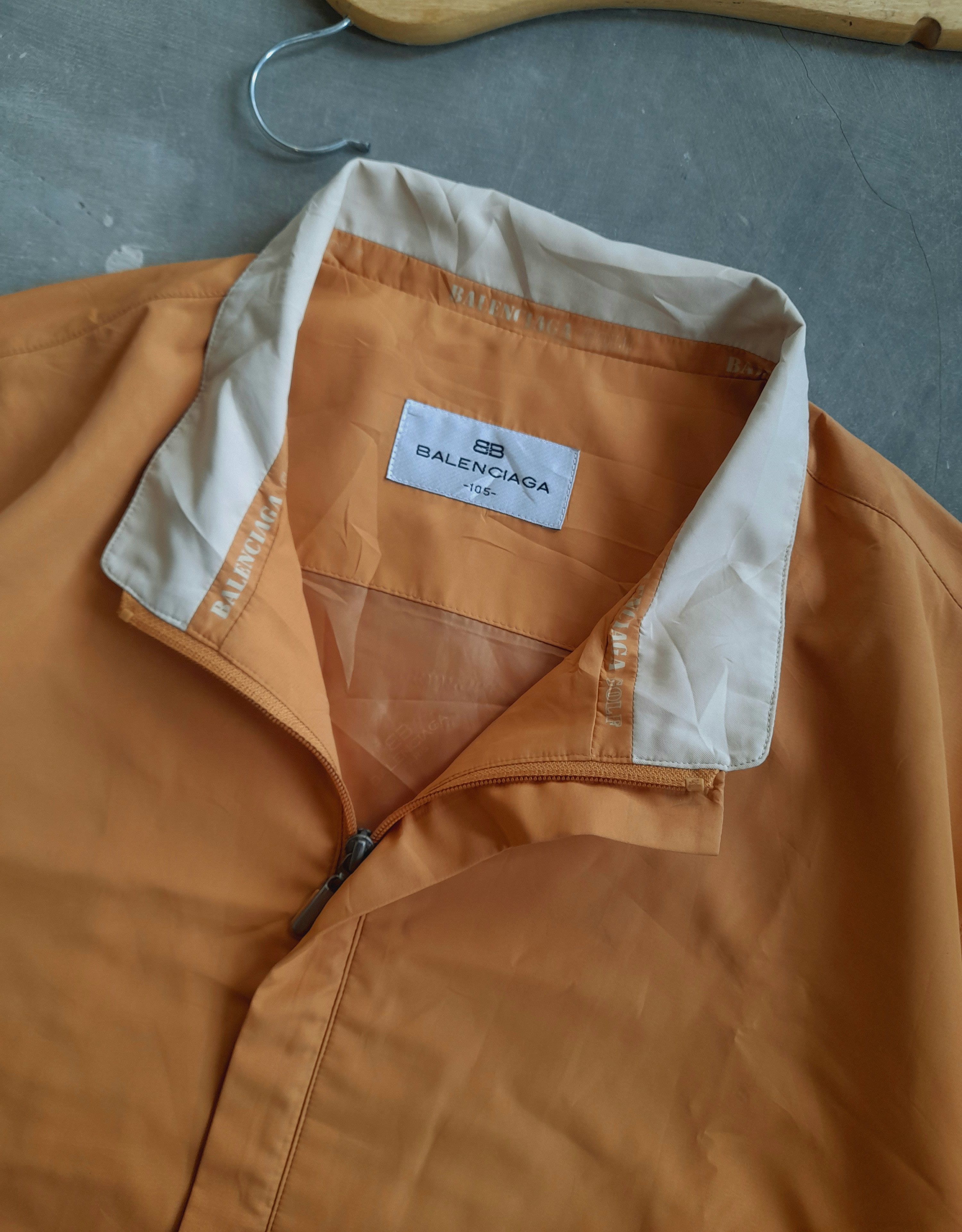 Balenciaga golf orange color Balenciaga jacket x jacket Balenciaga Grailed