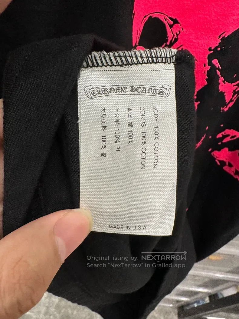 Chrome Hearts CHROME HEARTS Size M Black powder Foti scroll short sleeve Size US S / EU 44-46 / 1 - 4 Thumbnail