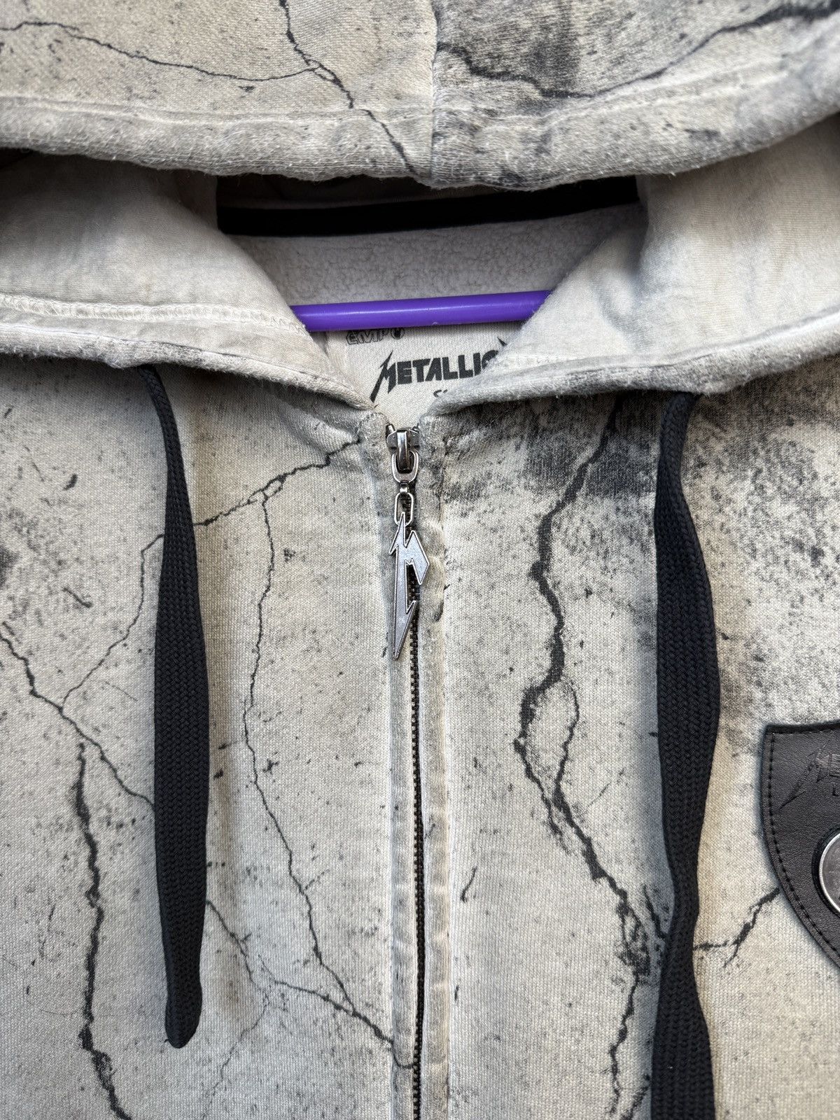 Metallica Metallica Justice Statue Graphic Full Print Zip-Up Size US XL / EU 56 / 4 - 5 Thumbnail