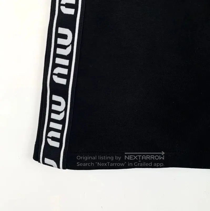 Miu Miu Miu Miu Black Cotton Women's Skirt . Size 23" - 4 Thumbnail