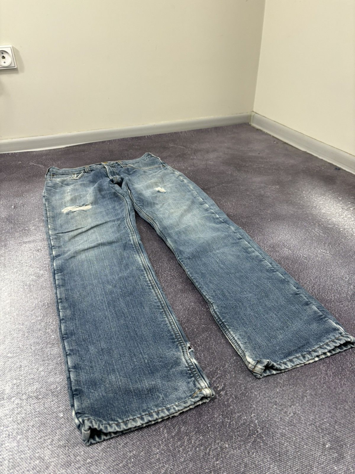 Carhartt Vintage Carhartt Relaxed Fit Blue Work Denim Hype Jeans Size US 32 / EU 48 - 10 Thumbnail