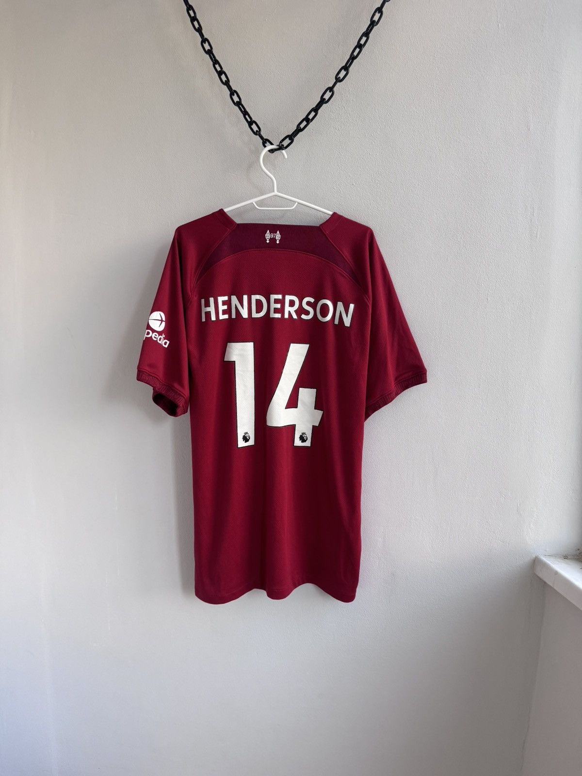 Nike Liverpool 2022 2023 Henderson Football Shirt Soccer Jersey Size US XXL / EU 58 / 5 - 14 Thumbnail