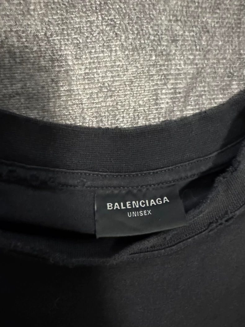 Balenciaga Balenciaga Black Logo printed cotton short sleeve T-shirt Size US S / EU 44-46 / 1 - 3 Thumbnail