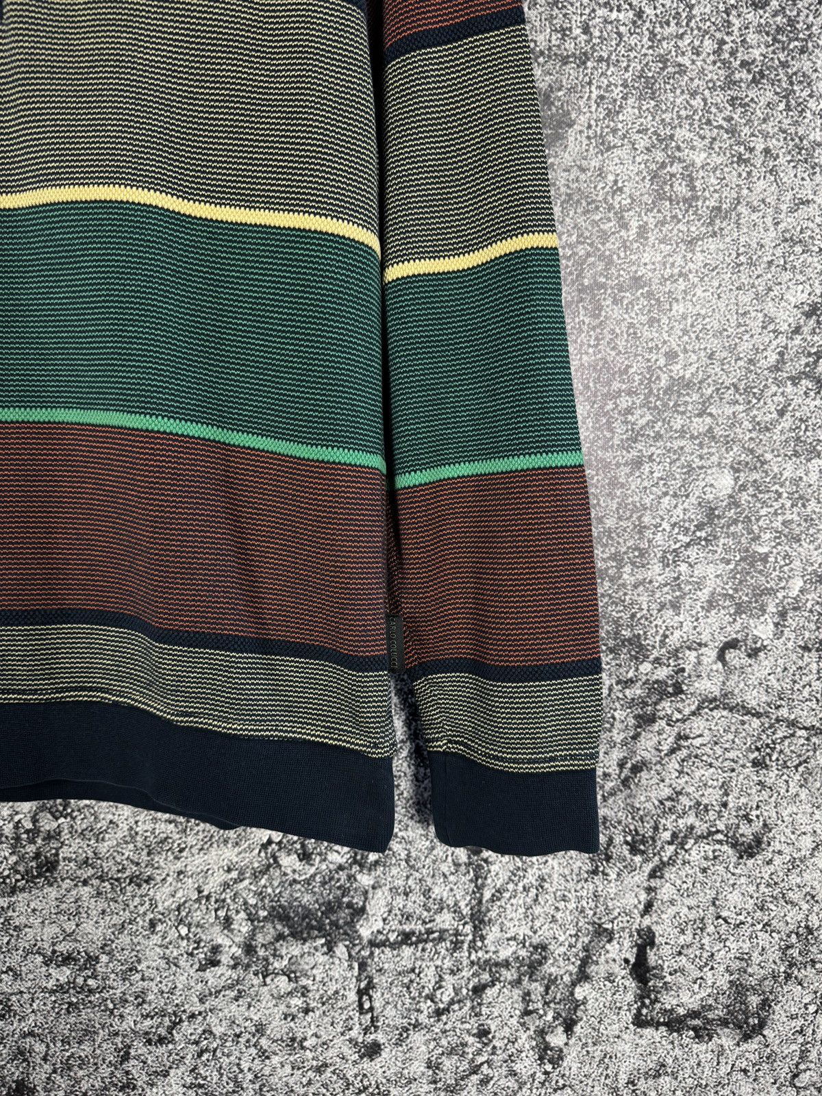 Carlo Colucci Carlo Colucci 1/4 Zip Sweatshirt Pullover Multicolor Size L Size US L / EU 52-54 / 3 - 5 Thumbnail