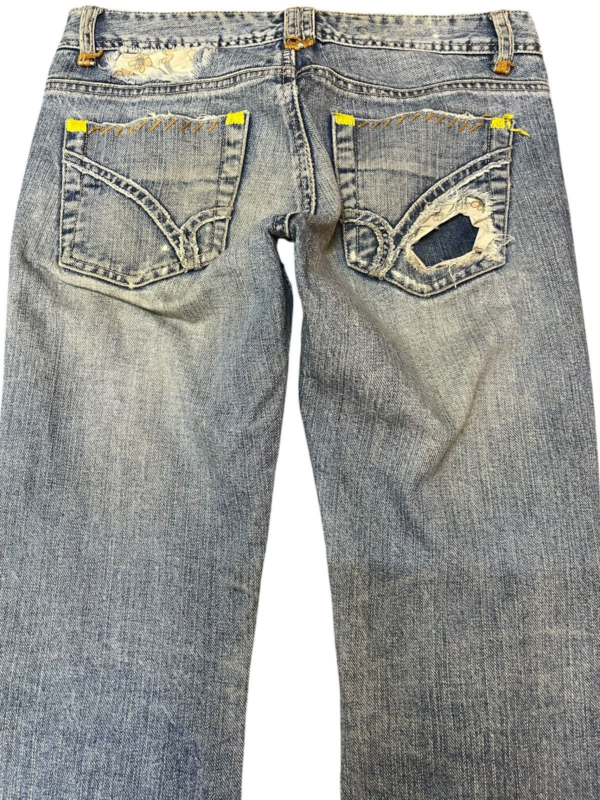 Japanese Brand Vintage Back Number Flare Bootcut Denim Size US 30 / EU 46 - 8 Thumbnail
