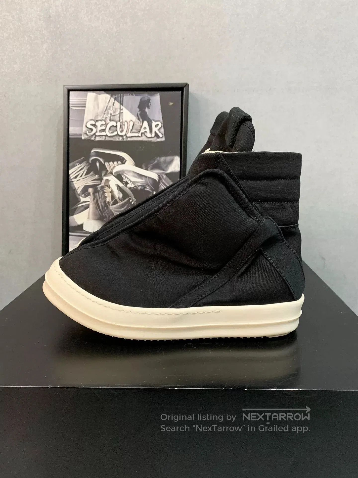 Rick Owens Drkshdw Rick Owens DRKSHDW High-Top Zipper Boots. Size US 6 / EU 39 - 2 Thumbnail