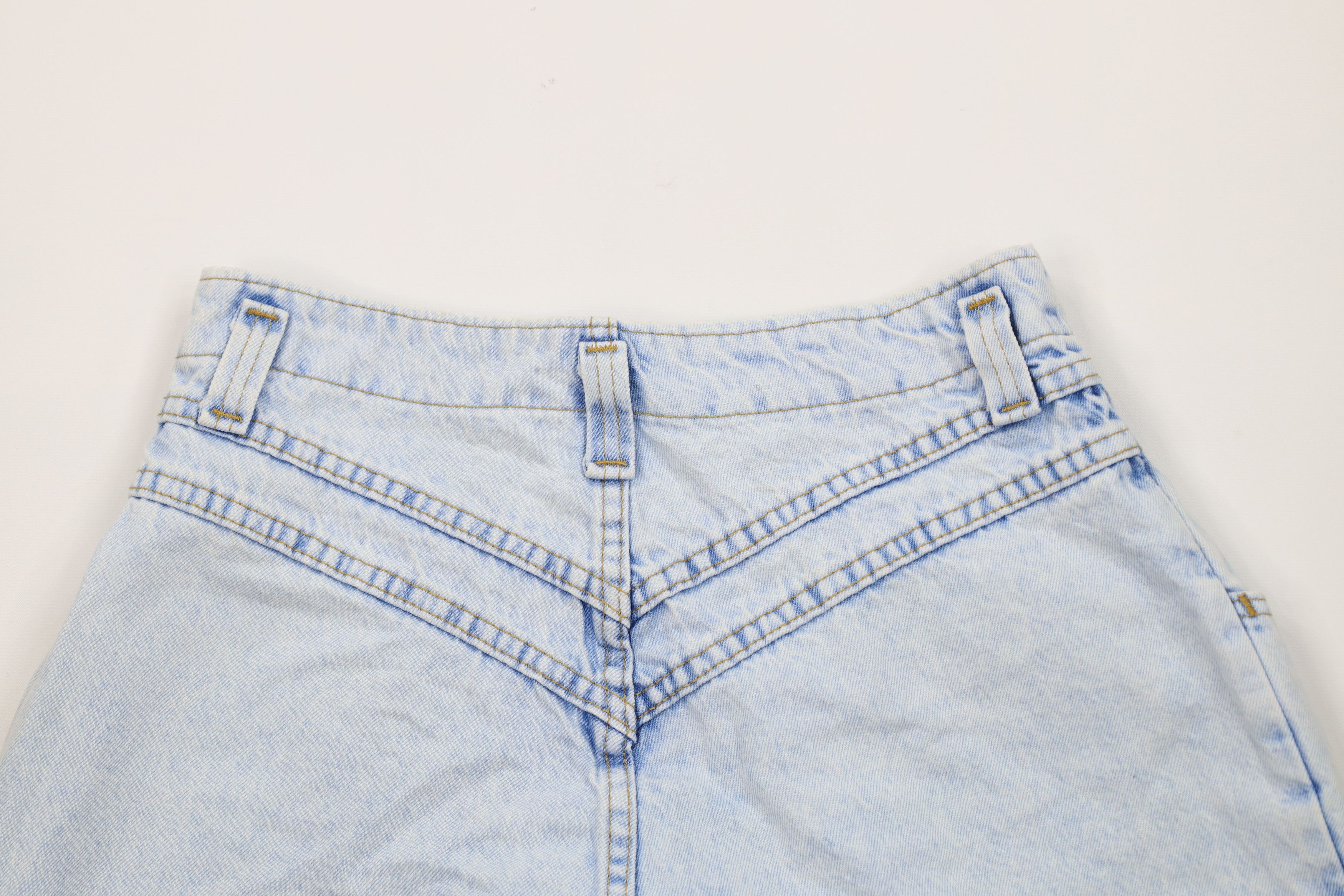 Lee Vintage 80s 90s Lee Wash High Waisted Denim Shorts Blue USA Size 32" / US 10 / IT 46 - 12 Thumbnail