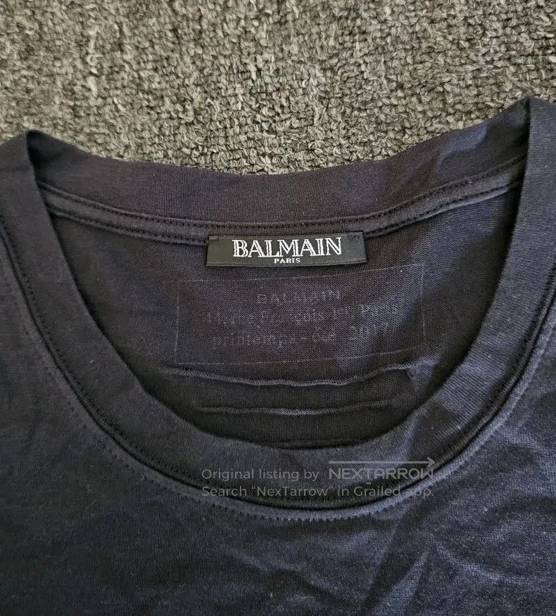 Balmain Balmain Embroidered Short Sleeve T. Size US XS / EU 42 / 0 - 3 Thumbnail