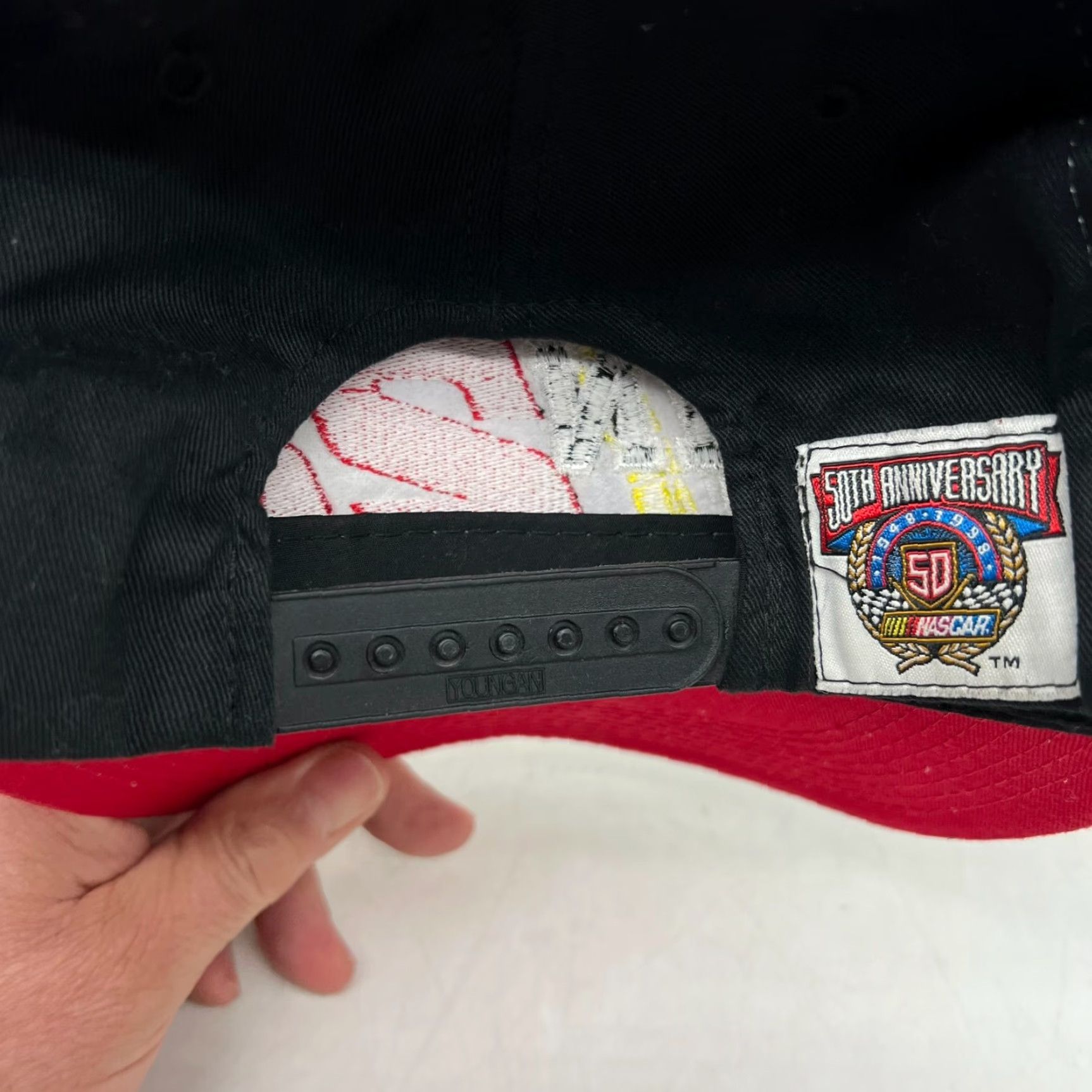 NASCAR VINTAGE Competitors View Kenny Irwin NASCAR Snapback Cap Hat Astro Boy Black One Size 90s Mens Size ONE SIZE - 7 Thumbnail