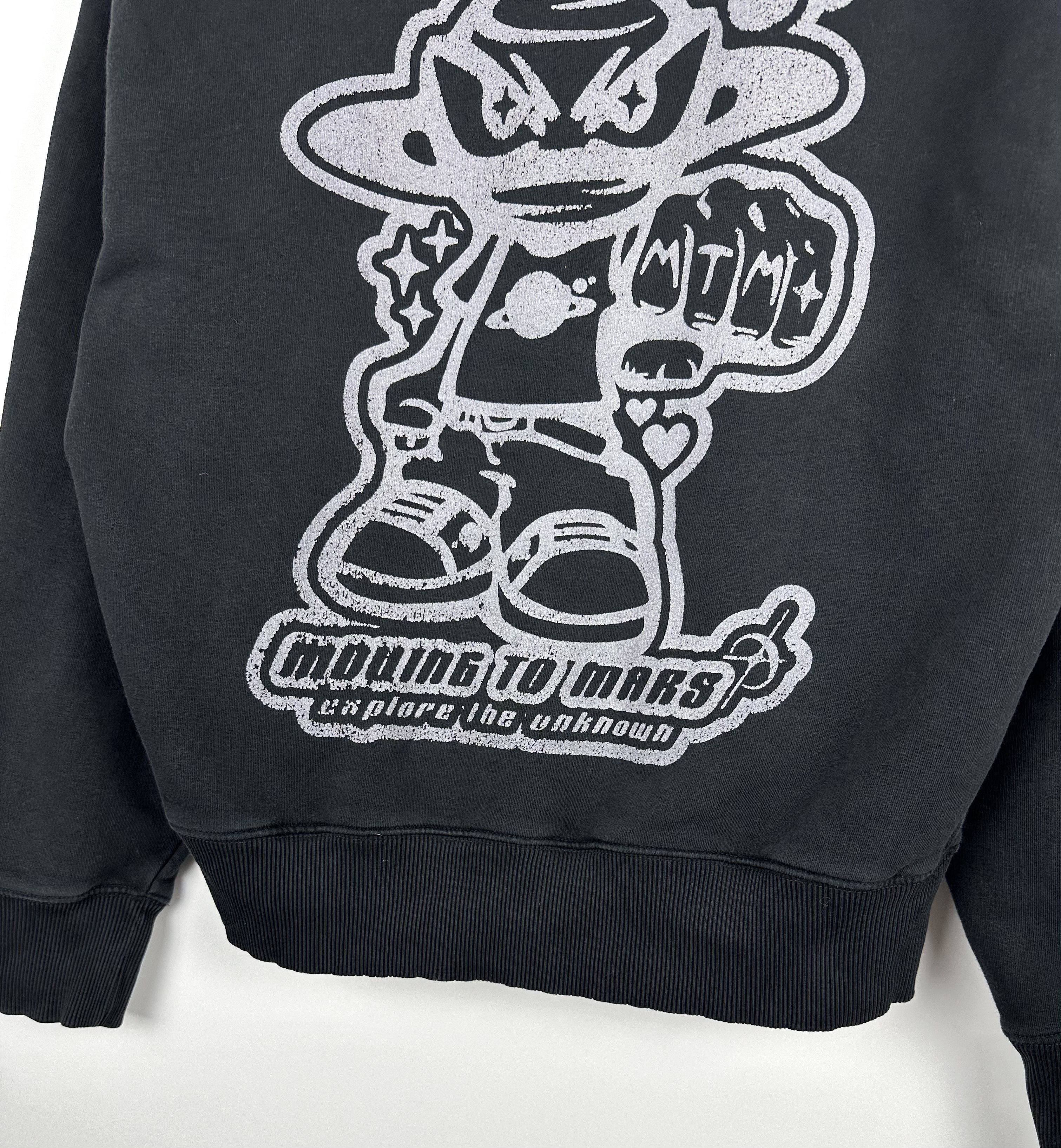Vintage Vintage Moving to Mars boxy hoodie streetwear Size US L / EU 52-54 / 3 - 3 Thumbnail
