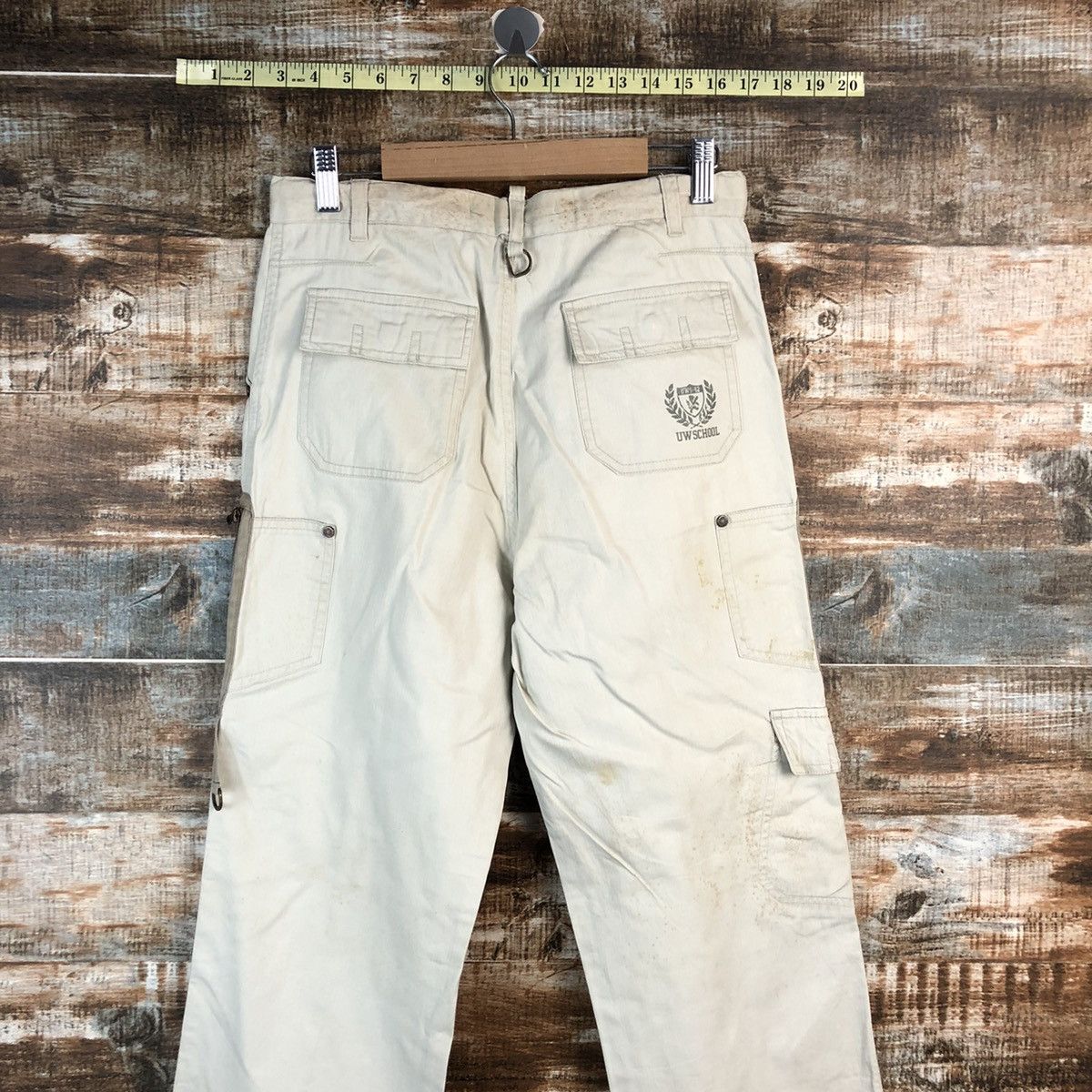 Japanese Brand × Vintage Underwood School White Casual Pants #A2383 Size 27" / US 4 / IT 40 - 16 Thumbnail