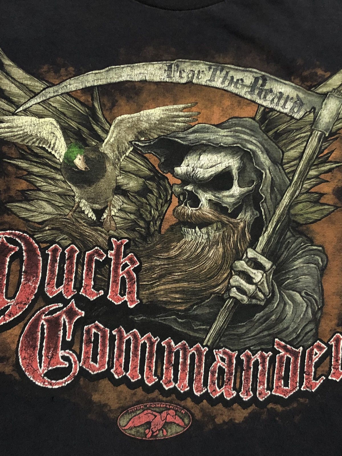 Delta × Vintage Y2K Duck Commander Grim Reaper Tee Size US XL / EU 56 / 4 - 2 Thumbnail