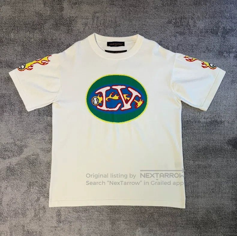 Louis Vuitton Louis Vuitton Flame Logo short sleeve T-shirt Size US L / EU 52-54 / 3 - 1 Thumbnail