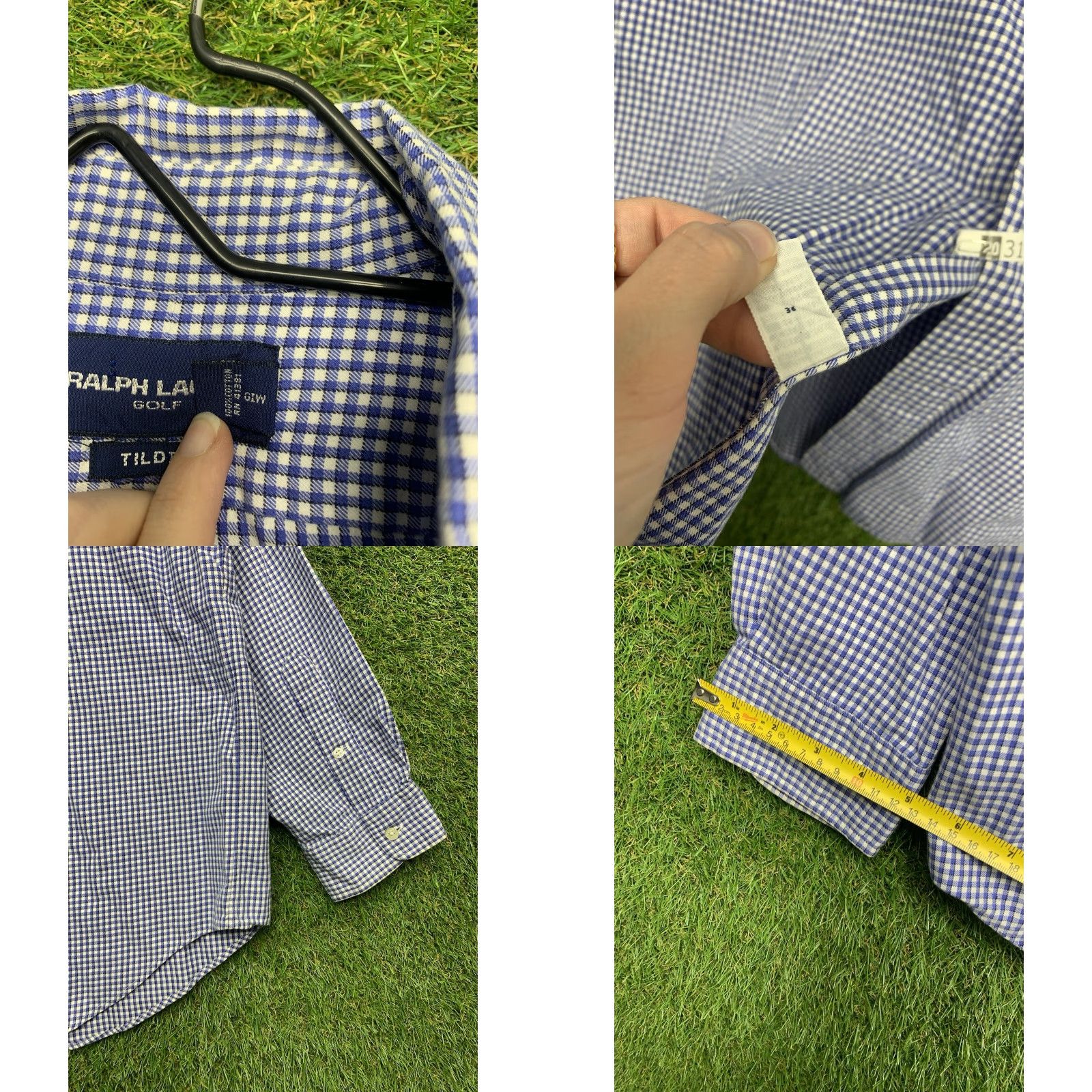 Ralph Lauren Ralph Lauren Golf Button-Up Shirt Mens 2XL Plaid Blue Long Sleeve Collared Tilden Vintage? No. Size US XXL / EU 58 / 5 - 8 Thumbnail