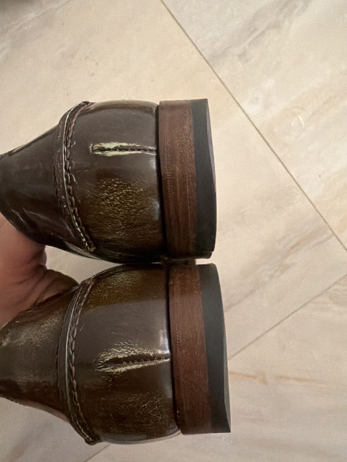Bottega Veneta Bottega Veneta Distressed Loafer Size US 11 / EU 44 - 10 Thumbnail