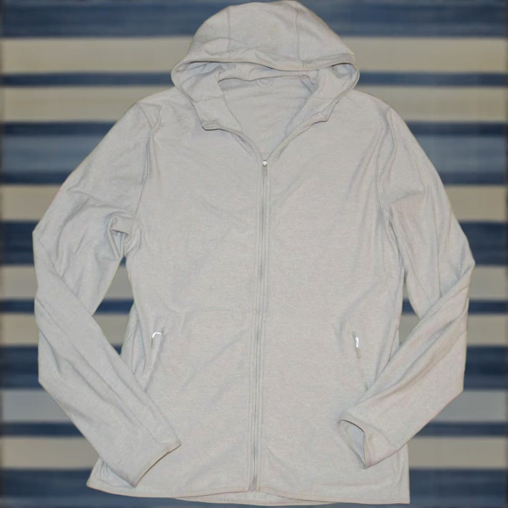 Lululemon LULULEMON Grey Surge Warm Full Zip Hooded Sweater Medium Size US M / EU 48-50 / 2 - 1 Thumbnail