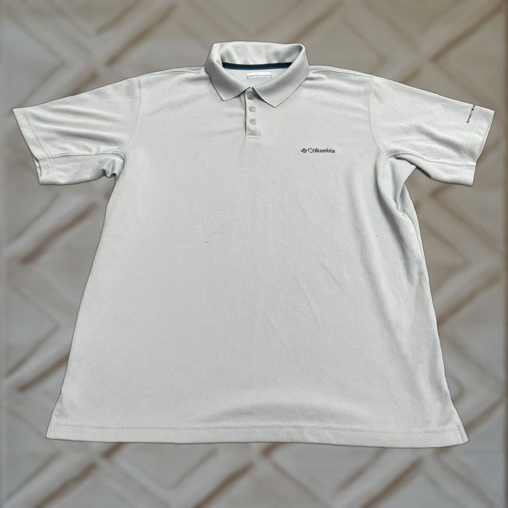 Vintage Columbia Polo Shirt Mens Large Gray Short Sleeve Omni-Shade Perfect Cast PFG Size US L / EU 52-54 / 3 - 1 Thumbnail
