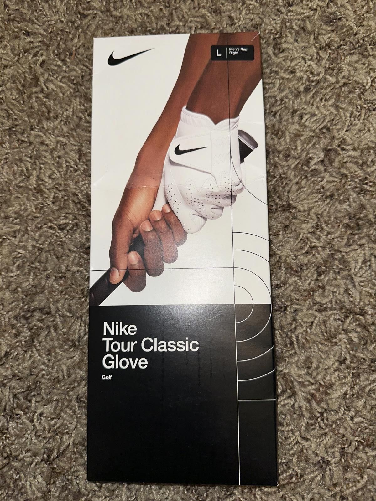 Nike Nike Tour Classic IV Golf Glove for Mens Right Hand White Size ONE SIZE - 1 Thumbnail