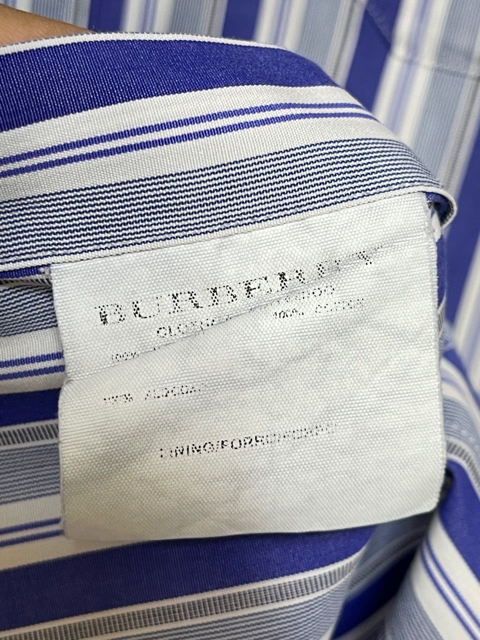 Burberry 🔥 vintage Striped shirt Burberry london size M Size US M / EU 48-50 / 2 - 7 Thumbnail