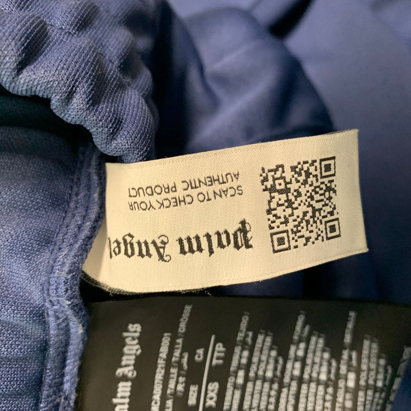 Palm Angels PALM ANGELS Blue White Polyester Stripe Joggers Casual Pants Size 27" / US 4 / IT 40 - 10 Thumbnail
