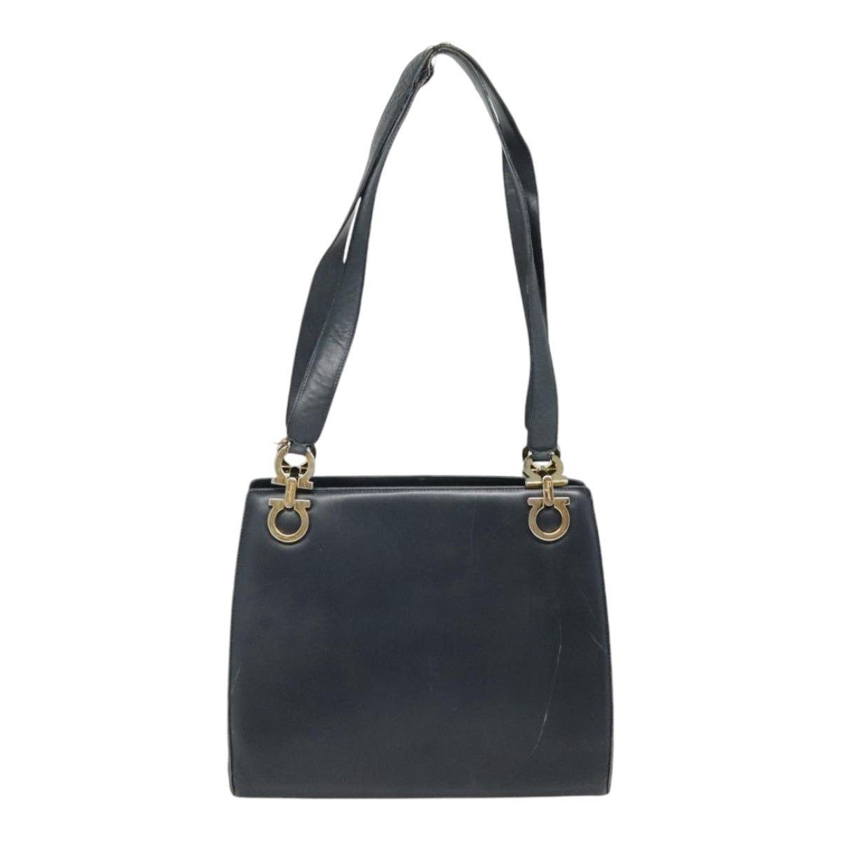 Salvatore Ferragamo Salvatore Ferragamo Gancini Tote Bag Leather Black Gold Size ONE SIZE - 3 Thumbnail