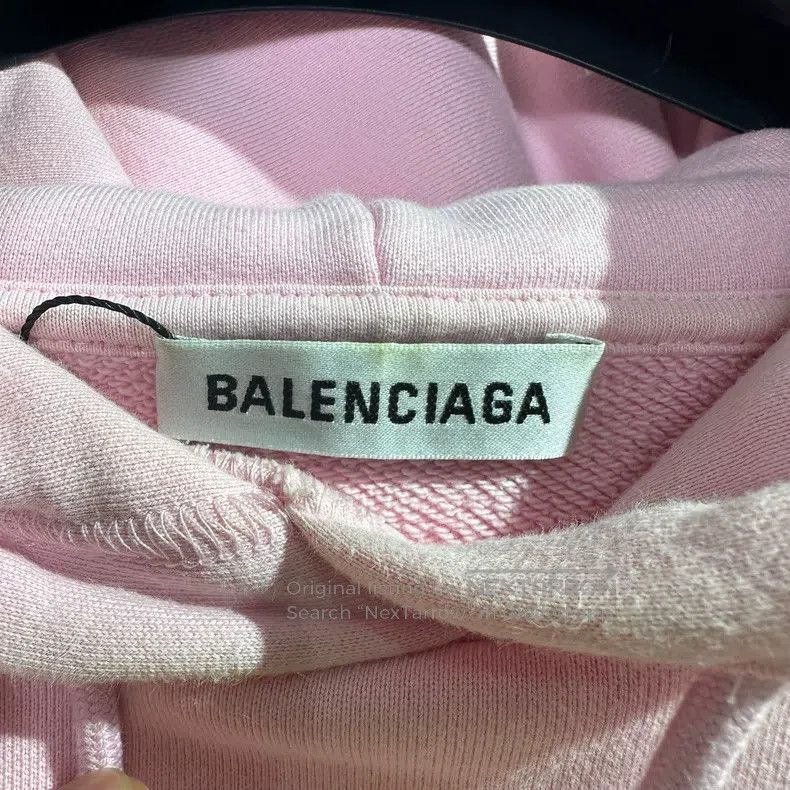 Balenciaga Balenciaga Pink Crew Hoodie Size US XS / EU 42 / 0 - 4 Thumbnail