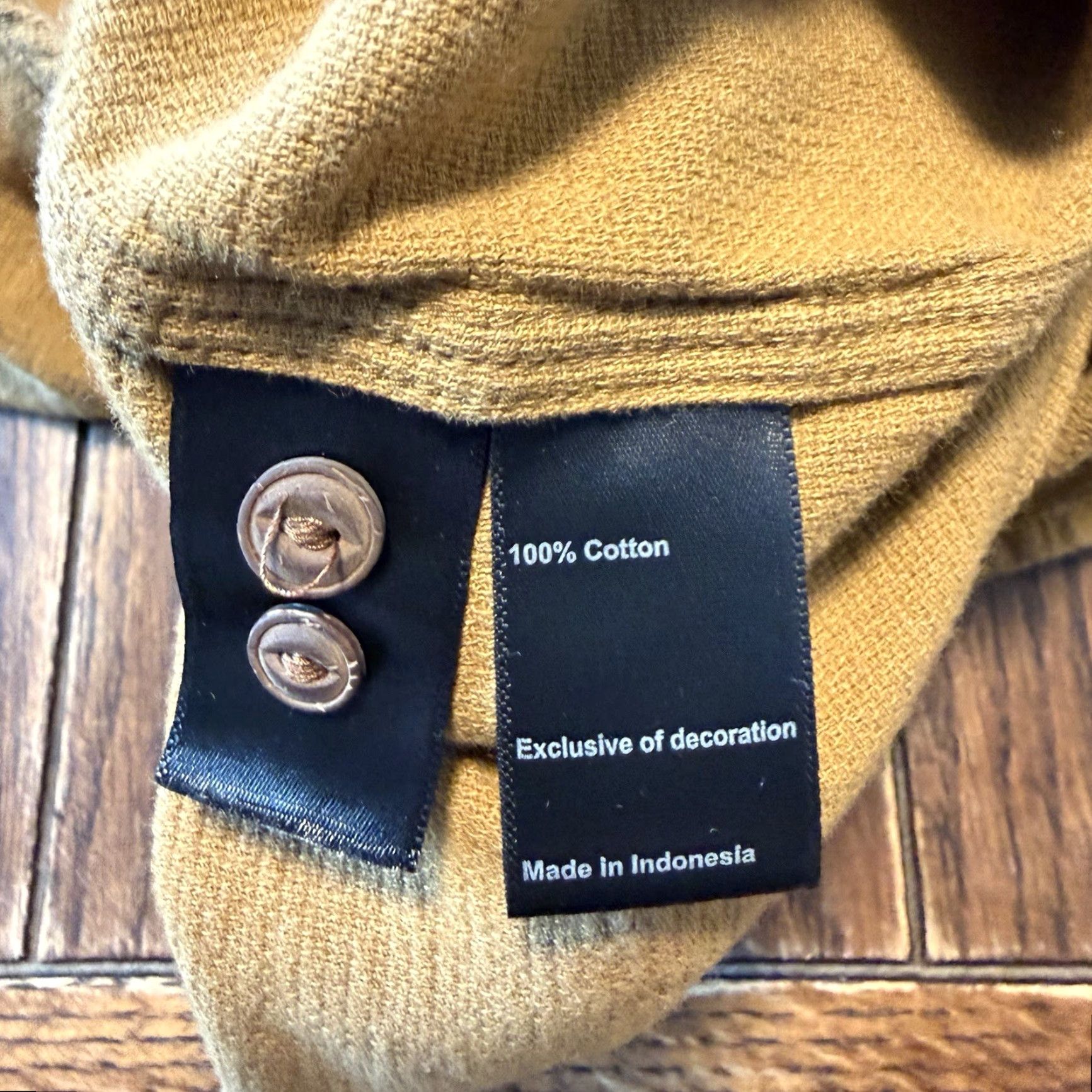 Flint And Tinder Flint And Tinder Shirt Mens 2XL Brown Textured Cotton Button Down Long Sleeve Regular Fit Button-Up Collared Classic Outdoor Mens Size US XXL / EU 58 / 5 - 5 Thumbnail