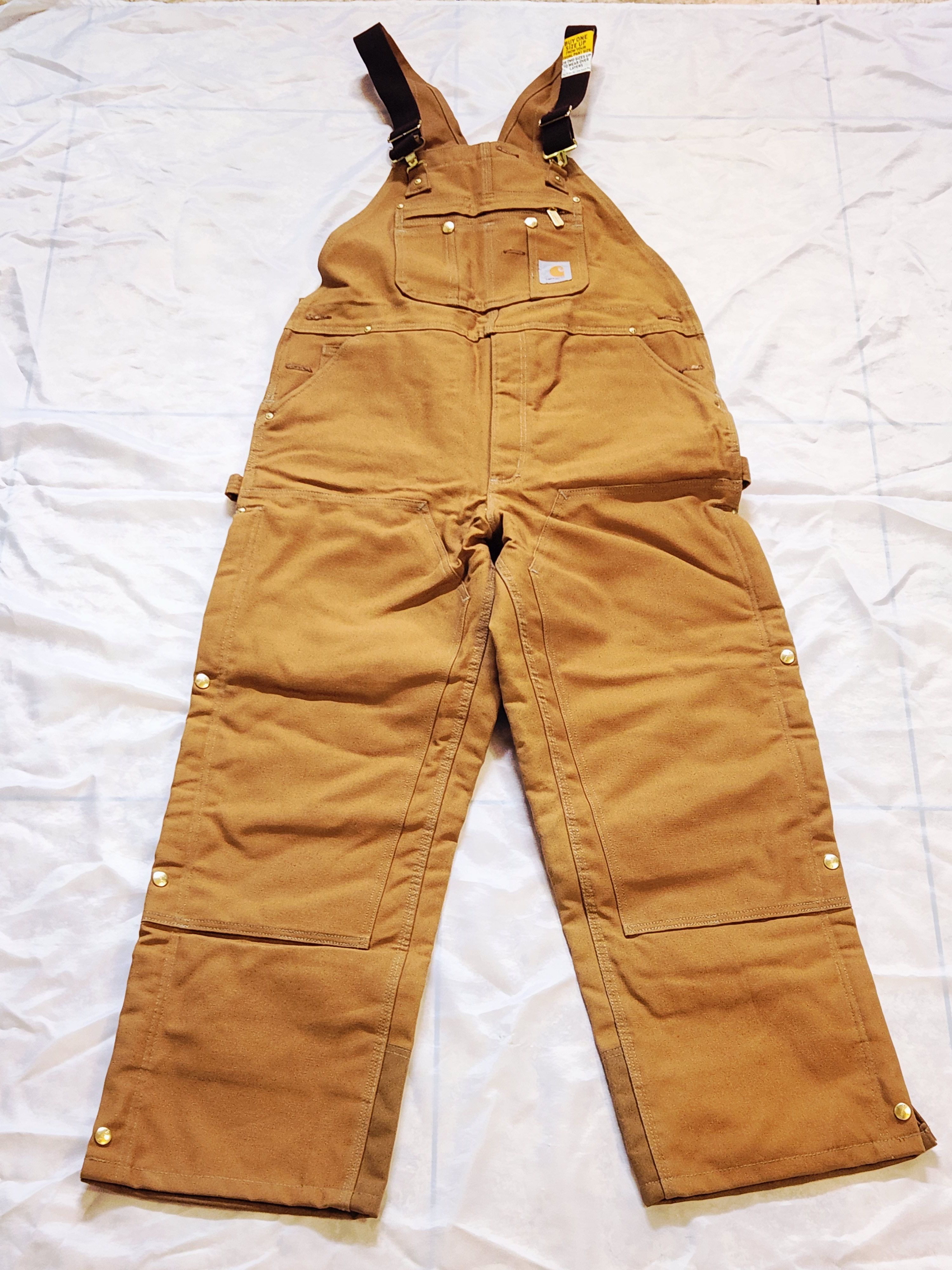 Carhartt bib overall double knee Size US 40 / EU 56 - 3 Thumbnail