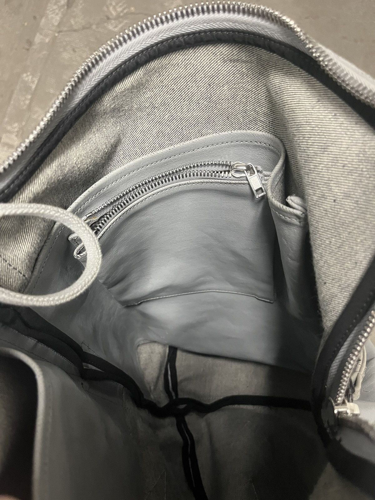 Rick Owens Drkshdw 2016 Rick Owens DRKSHDW Coated Canvas Bucket Shoulder Bag 🪣 Size ONE SIZE - 8 Thumbnail