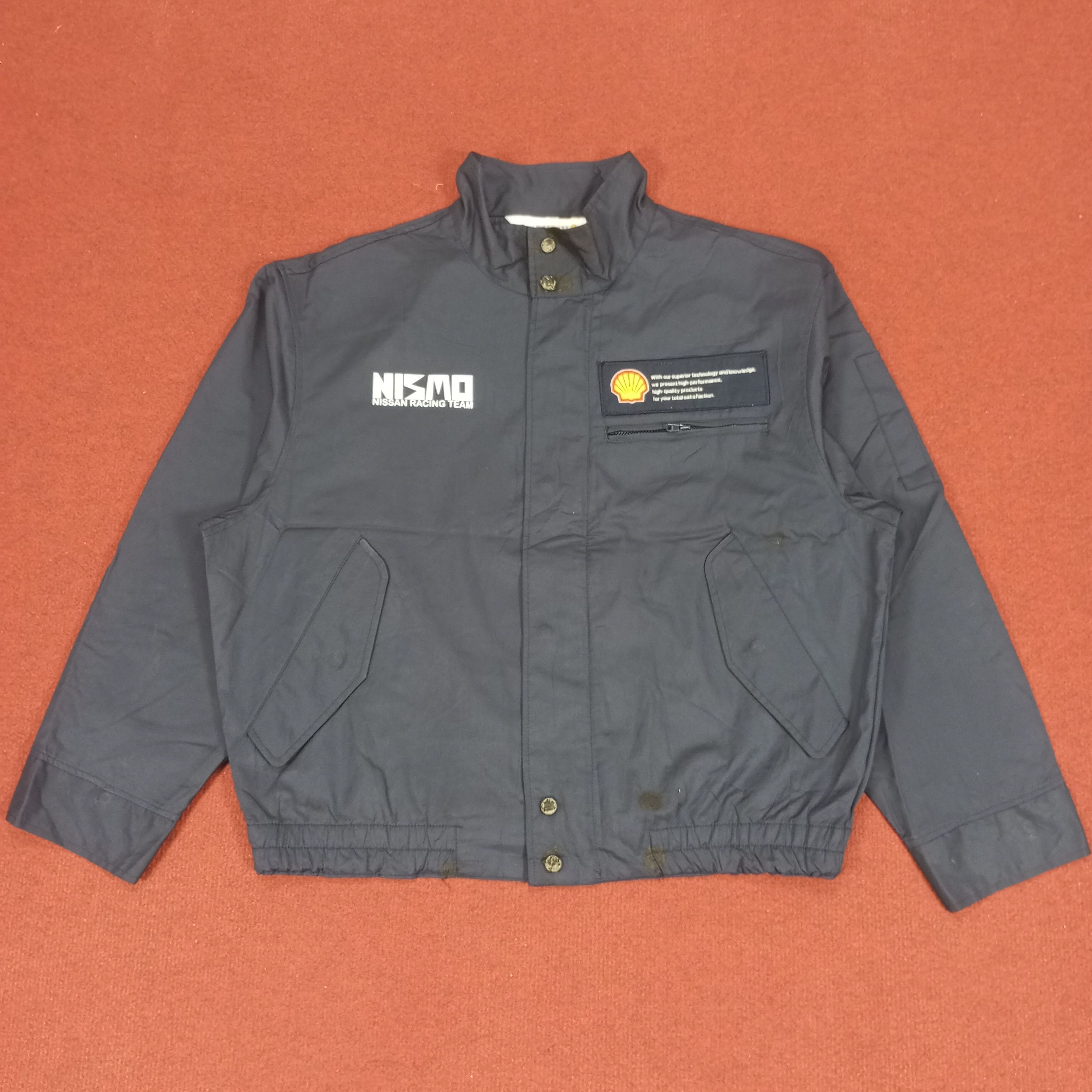 Vintage Shell X Custom Nismo Nissan Racing Team Art Workwear Jacket Size US L / EU 52-54 / 3 - 3 Thumbnail