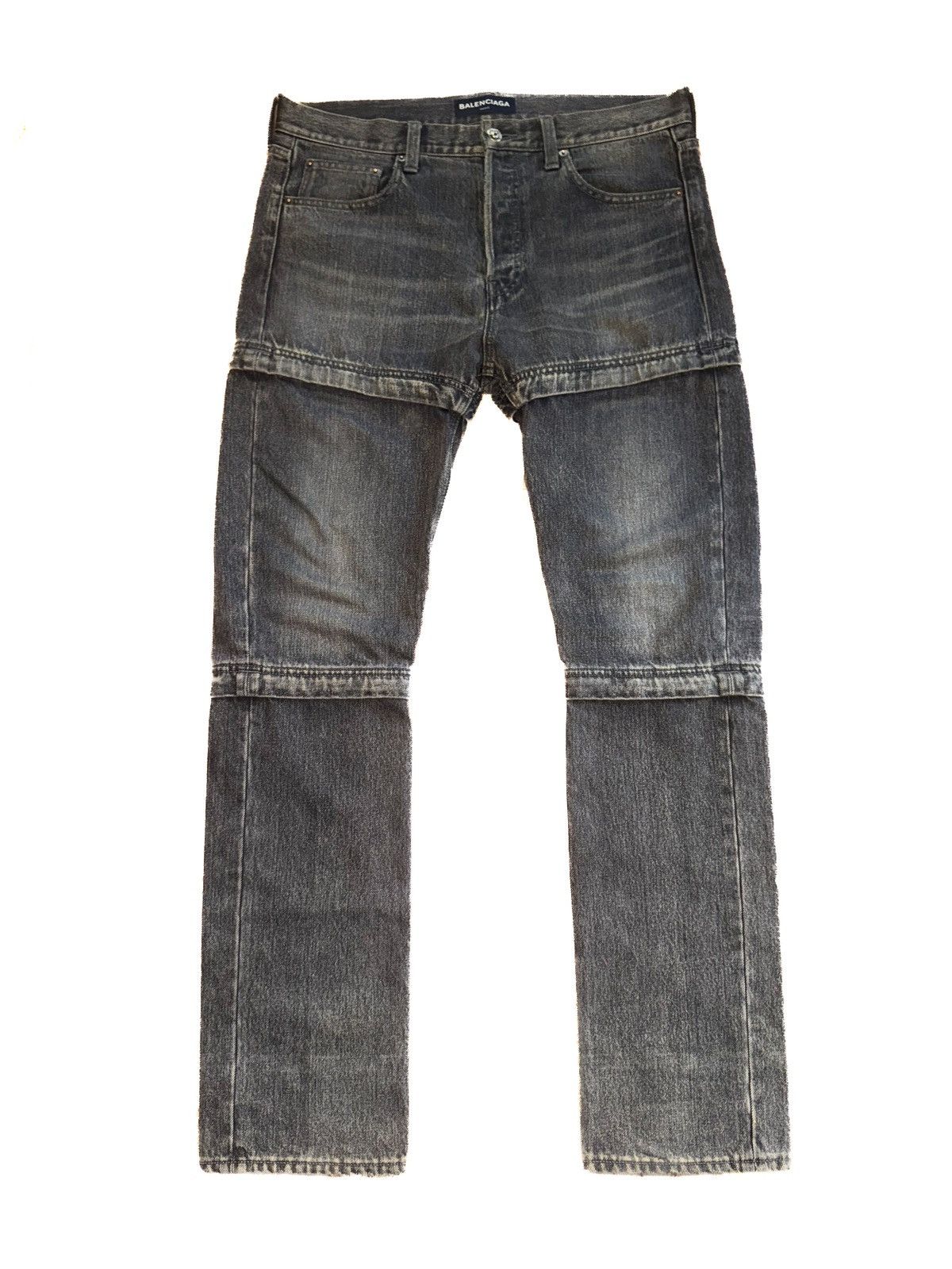 Balenciaga Balenciaga SS18 convertible denim Size US 32 / EU 48 - 1 Thumbnail