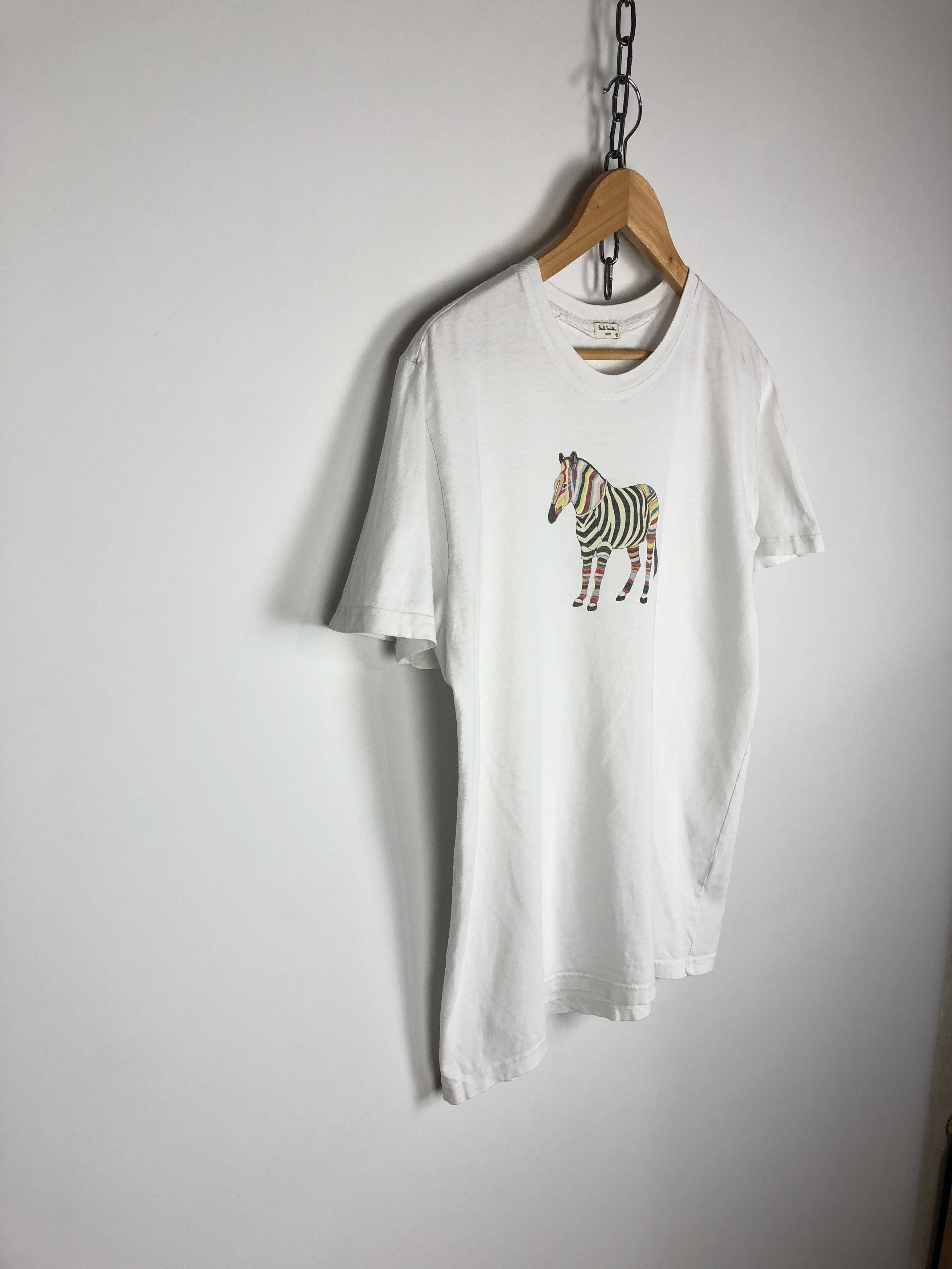 Paul Smith Paul Smith T-Shirt Zebra Logo White Tee size S Size US S / EU 44-46 / 1 - 5 Thumbnail