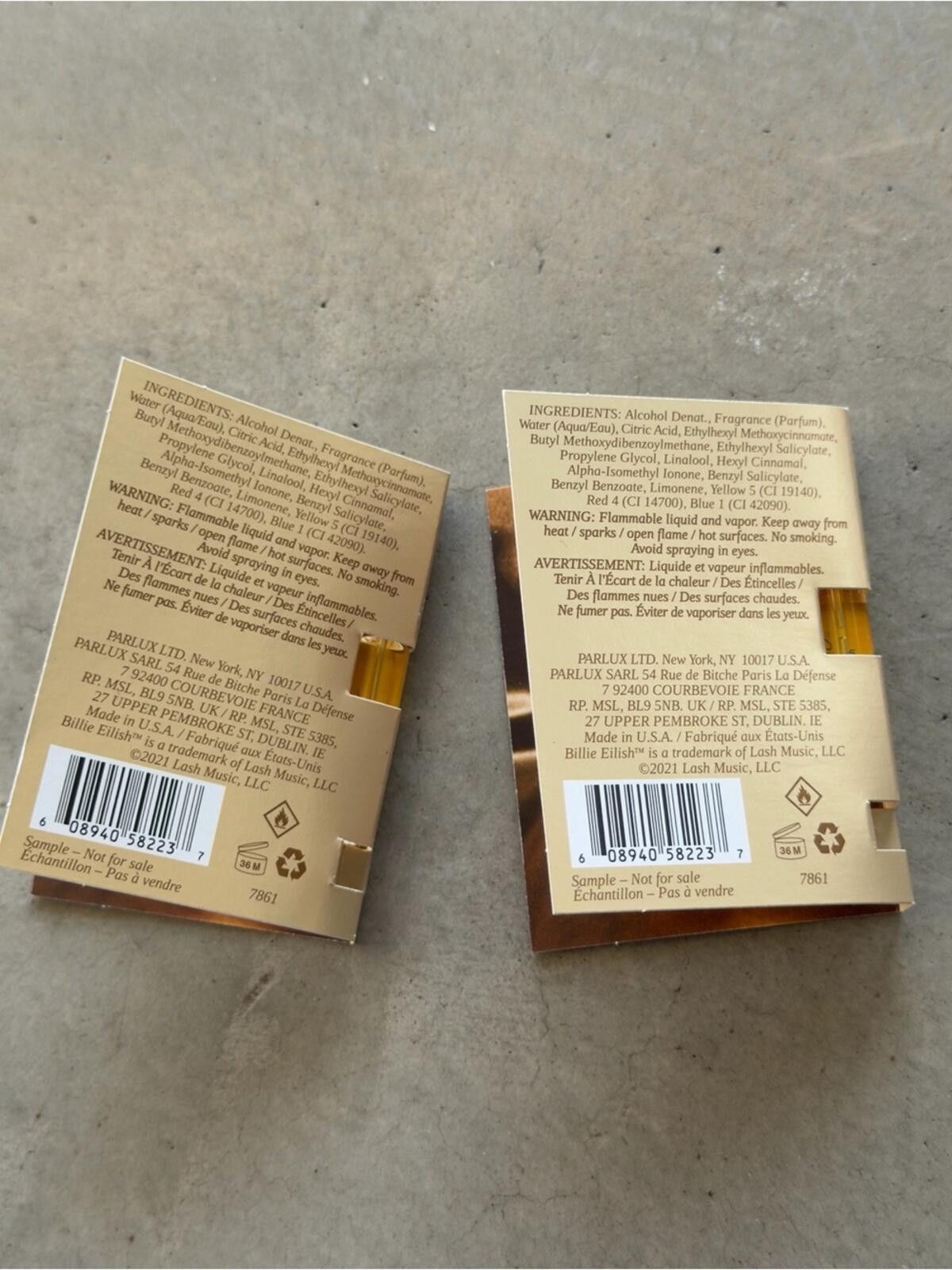 Billie Eilish Billie Eilish / Eilish Perfume / 2pc Sample Set Size ONE SIZE - 3 Thumbnail