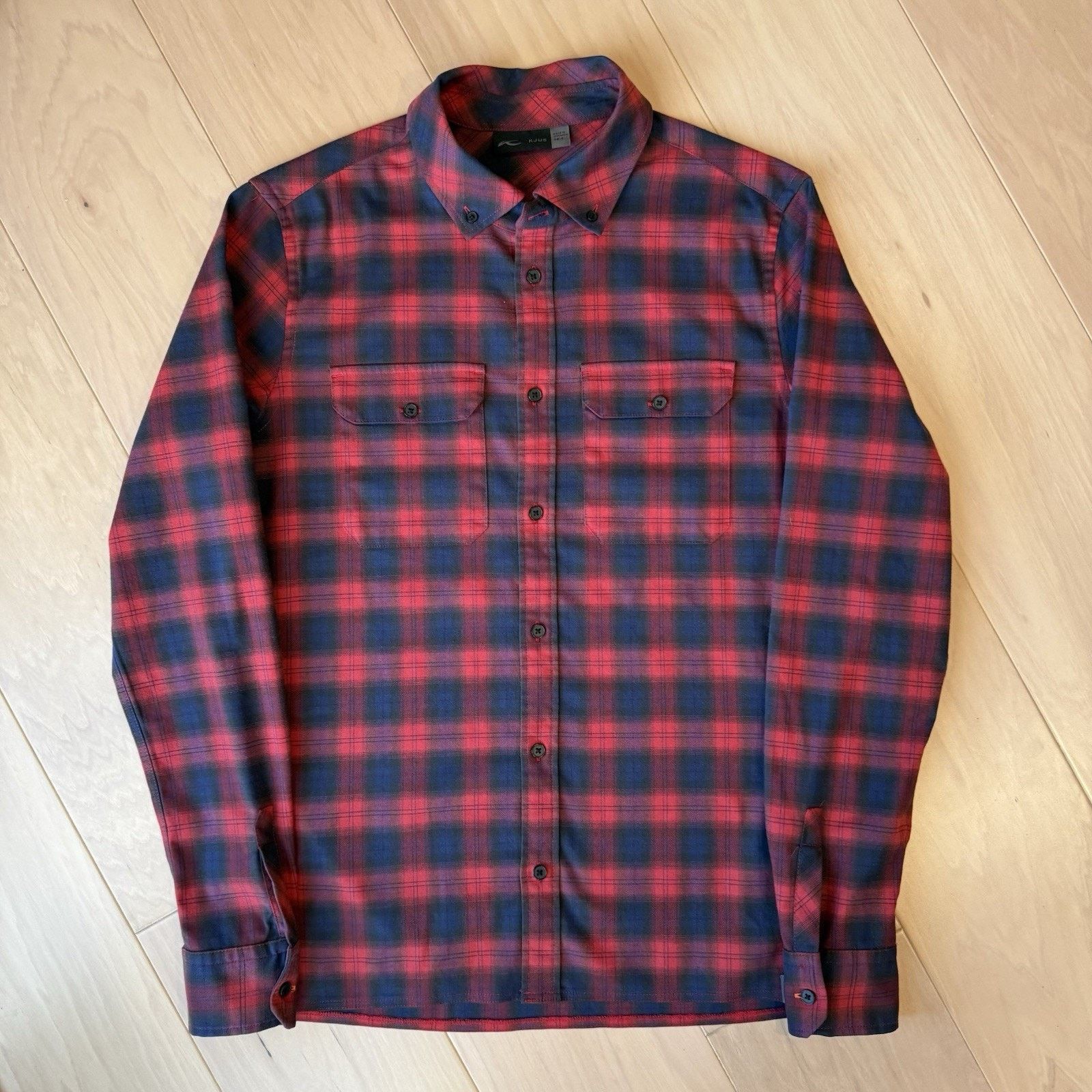 KJUS KJUS Flannel Small Multicolor Red Navy Hiking Outerwear Size US S / EU 44-46 / 1 - 2 Thumbnail