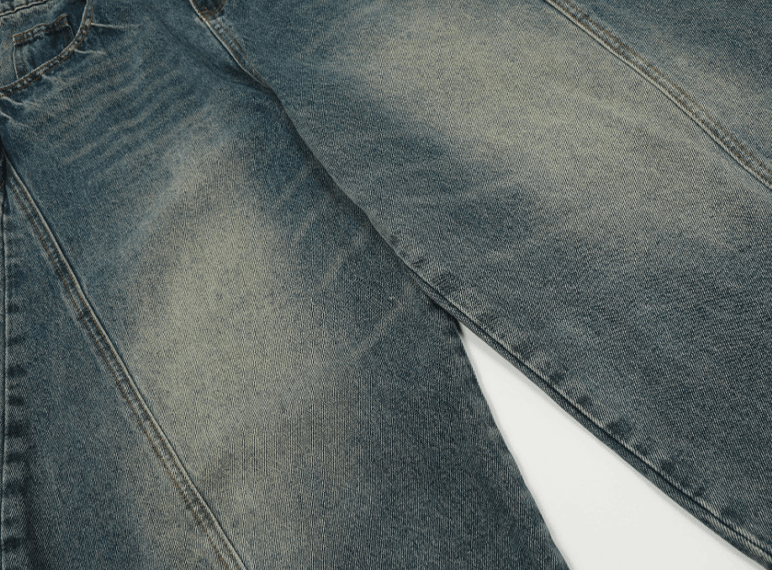 Japanese Brand × Jean American retro casual loose versatile washed scimitar jeans Size US 32 / EU 48 - 5 Thumbnail