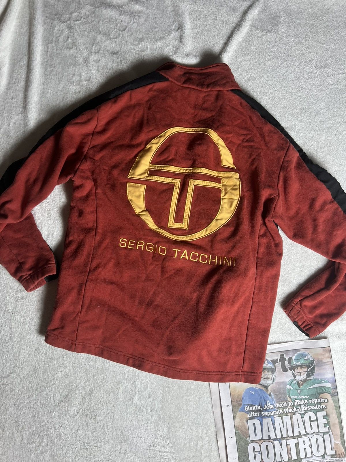 Sergio Tacchini Vintage 90s Sergio Tacchini Big Logo Sweatshirt Size US M / EU 48-50 / 2 - 2 Thumbnail