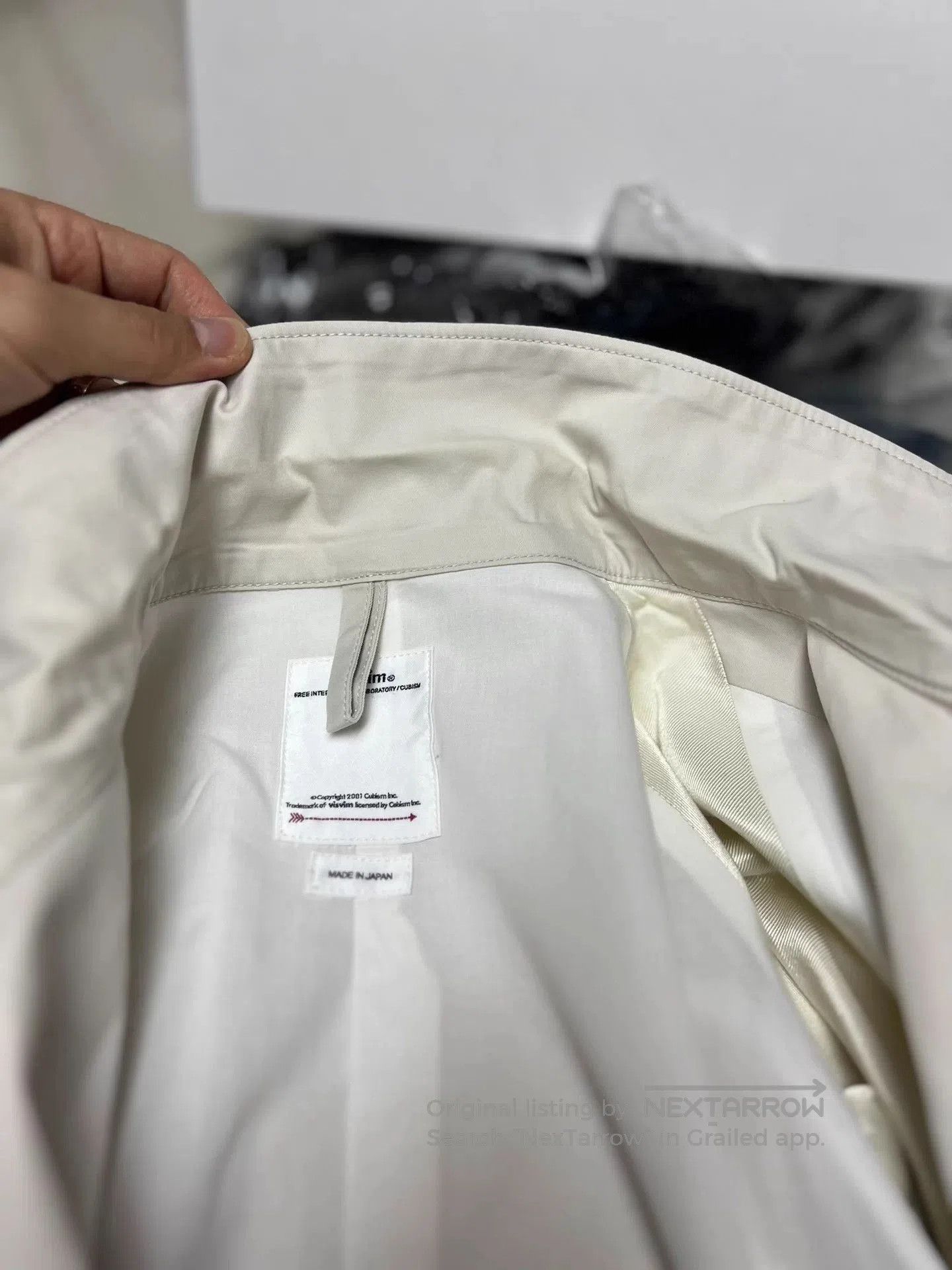 Visvim Beige Lightweight Zip-Front Jacket Size M. Size US M / EU 48-50 / 2 - 7 Thumbnail