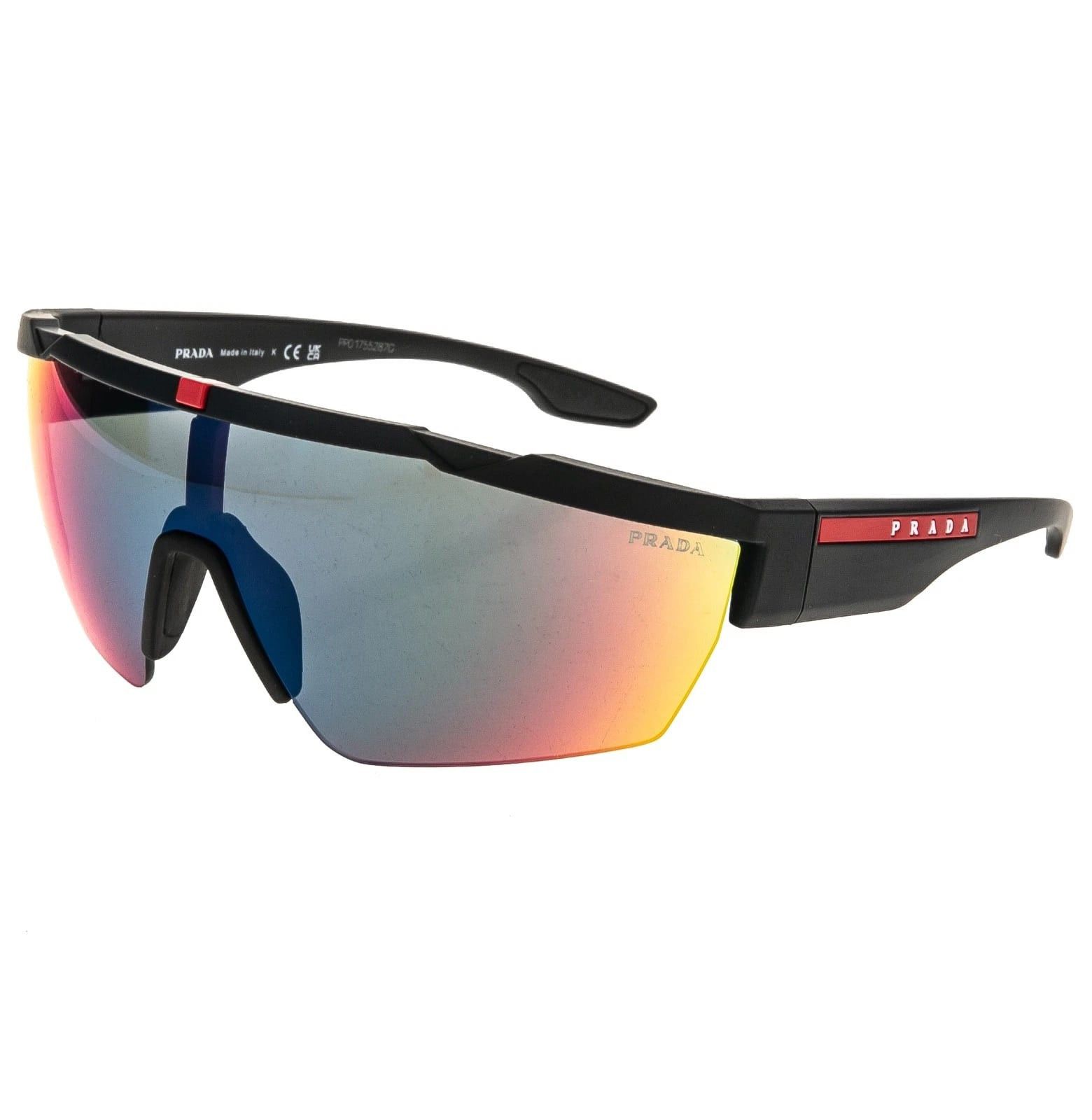 Prada PRADA PS03XS LINEA ROSSA ACTIVE 03X Black Blue Red Mirror Size ONE SIZE - 6 Thumbnail
