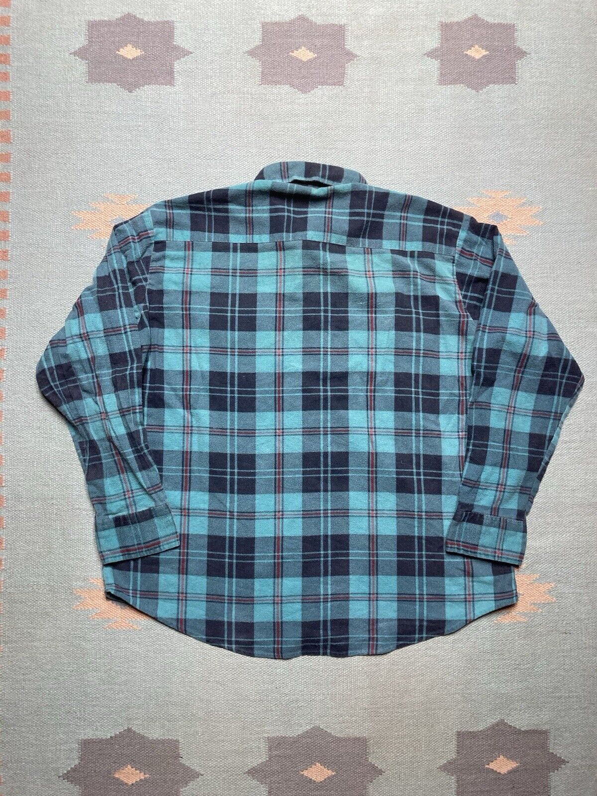 Lumberjack × Vintage VTG 80s flannel shirt plaid soft brushed cotton blend XL Size US XL / EU 56 / 4 - 4 Thumbnail