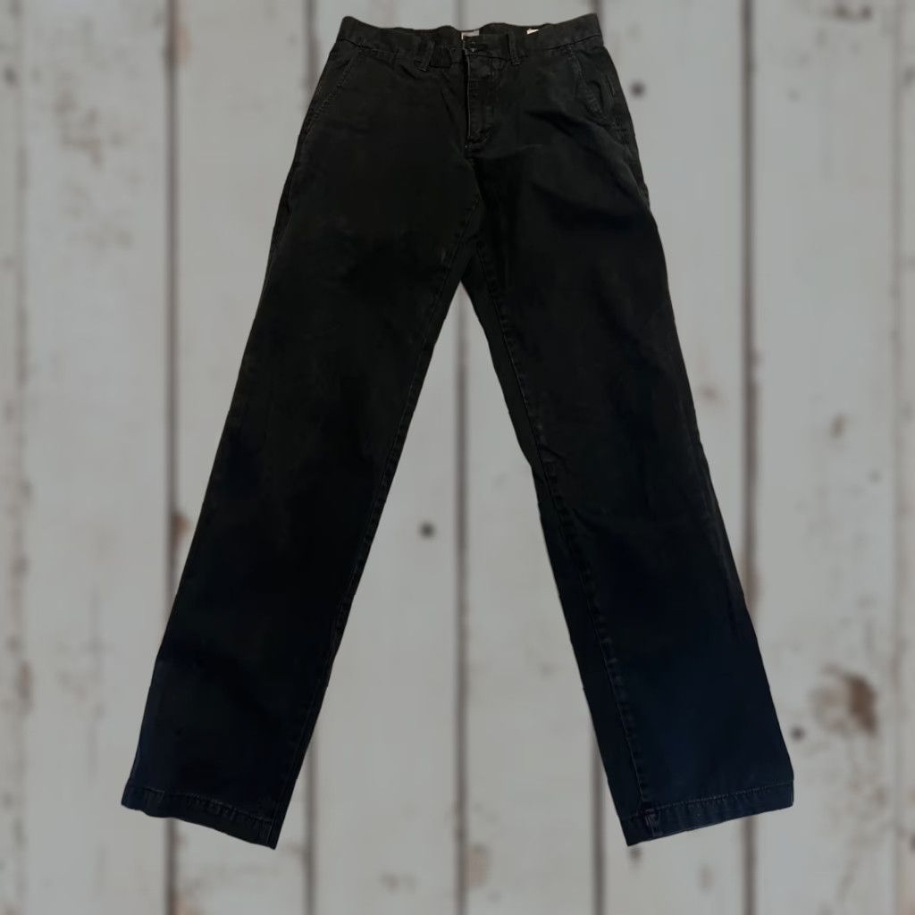Gap Gap Men's Skinny Chinos Pants 29x34 Black Slim Fit Tapered Casual Workwear Size US 29 - 1 Thumbnail