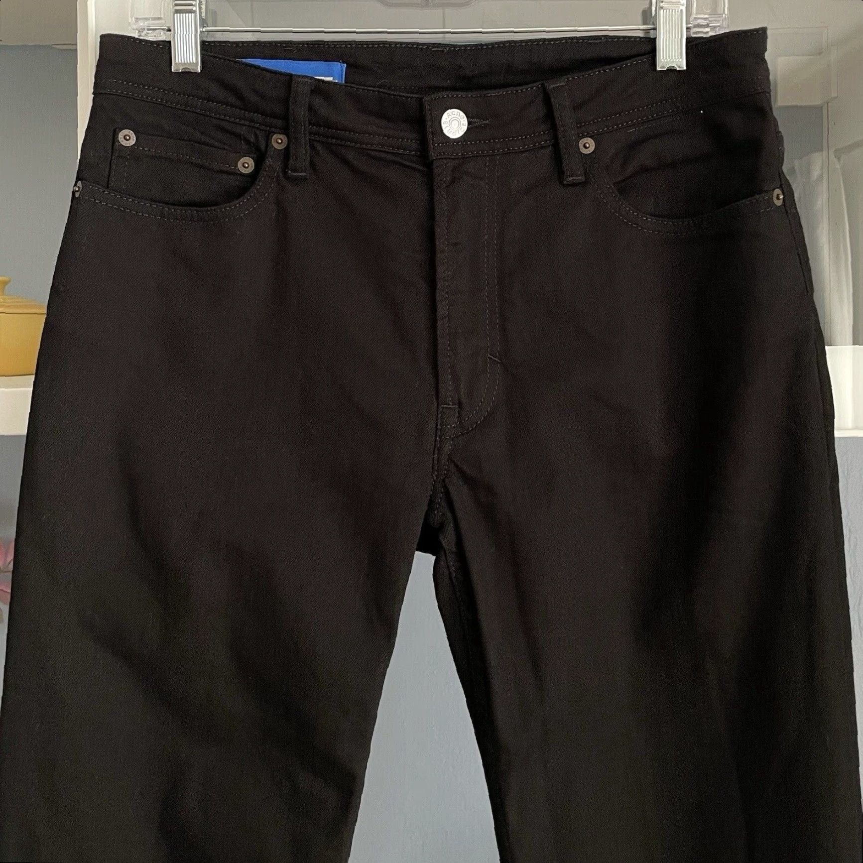 Acne Studios Acne Studios Jeans Women Bla Konst South Stay Black Straight Mid Rise 30 Size Black Straight Jeans Womens Size 30" / US 8 / IT 44 - 2 Thumbnail